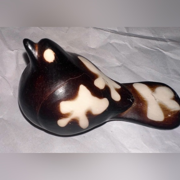 Chulucanas Peru Peruvian Pottery Signed Rolando Paz Bird Figurine - Picture 2 of 13